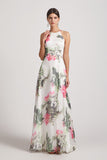 floral  maids of honor dresses
