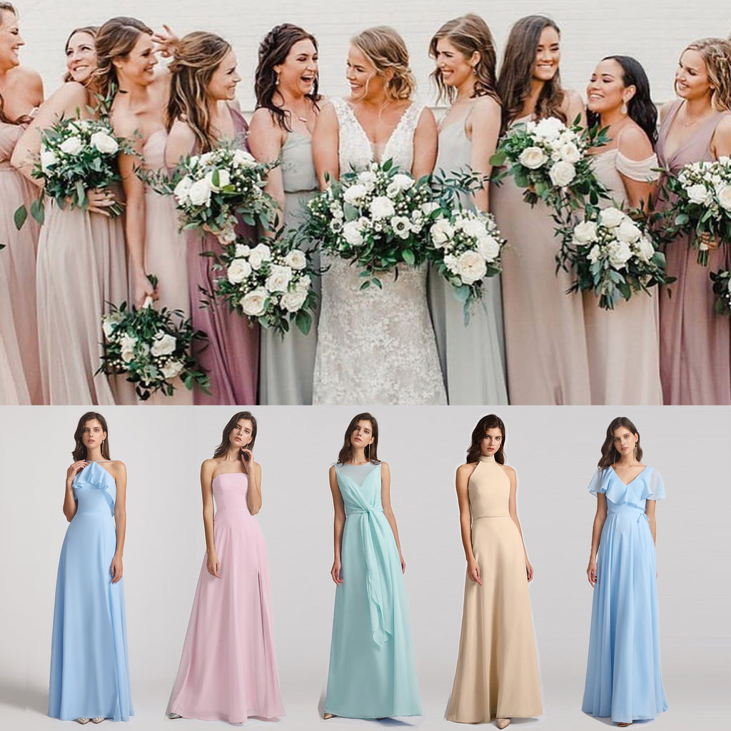 Can Bridesmaids Wear Different Dresses?