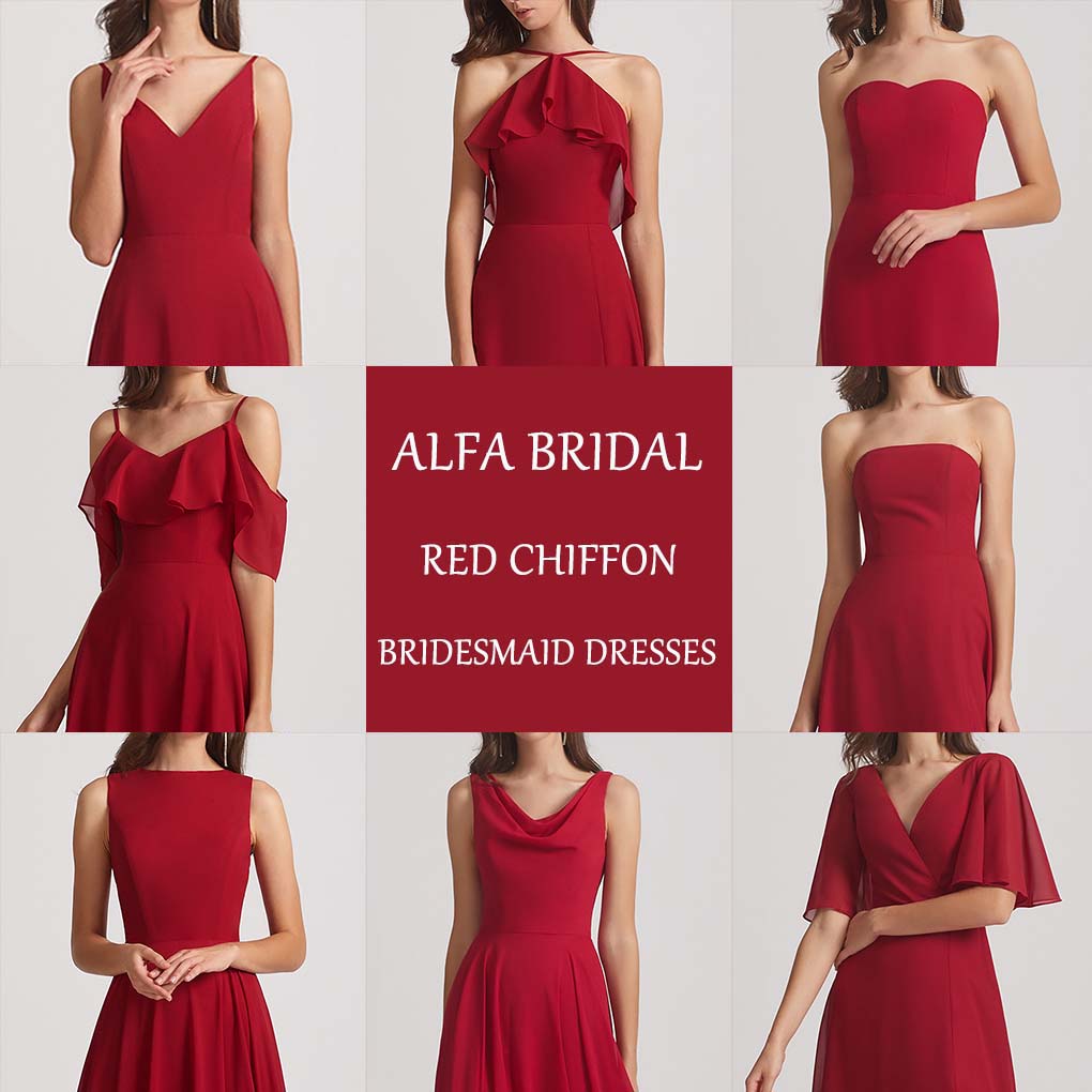 Top 5 Red Bridesmaid Dresses 2022
