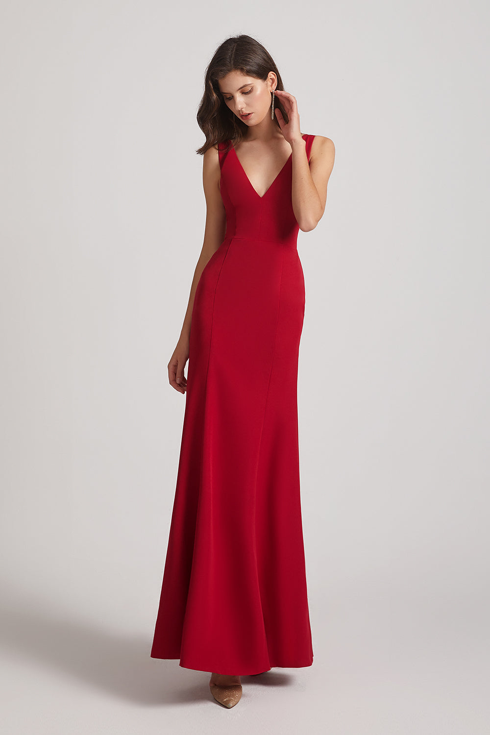 fit and flare bridesmaid dress