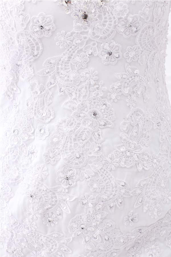 lace appliques wedding gowns