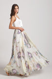 boho floral bridesmaid dress