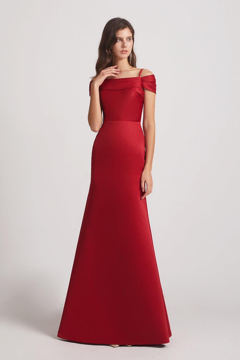 red wedding party dresses