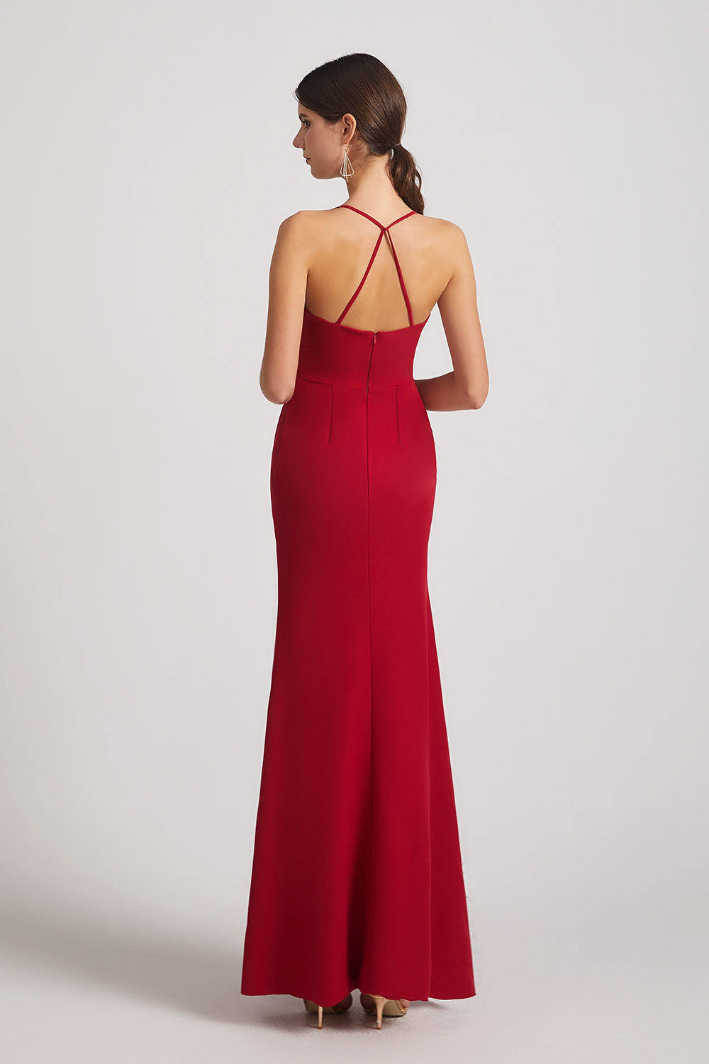 open back red maxi dresses