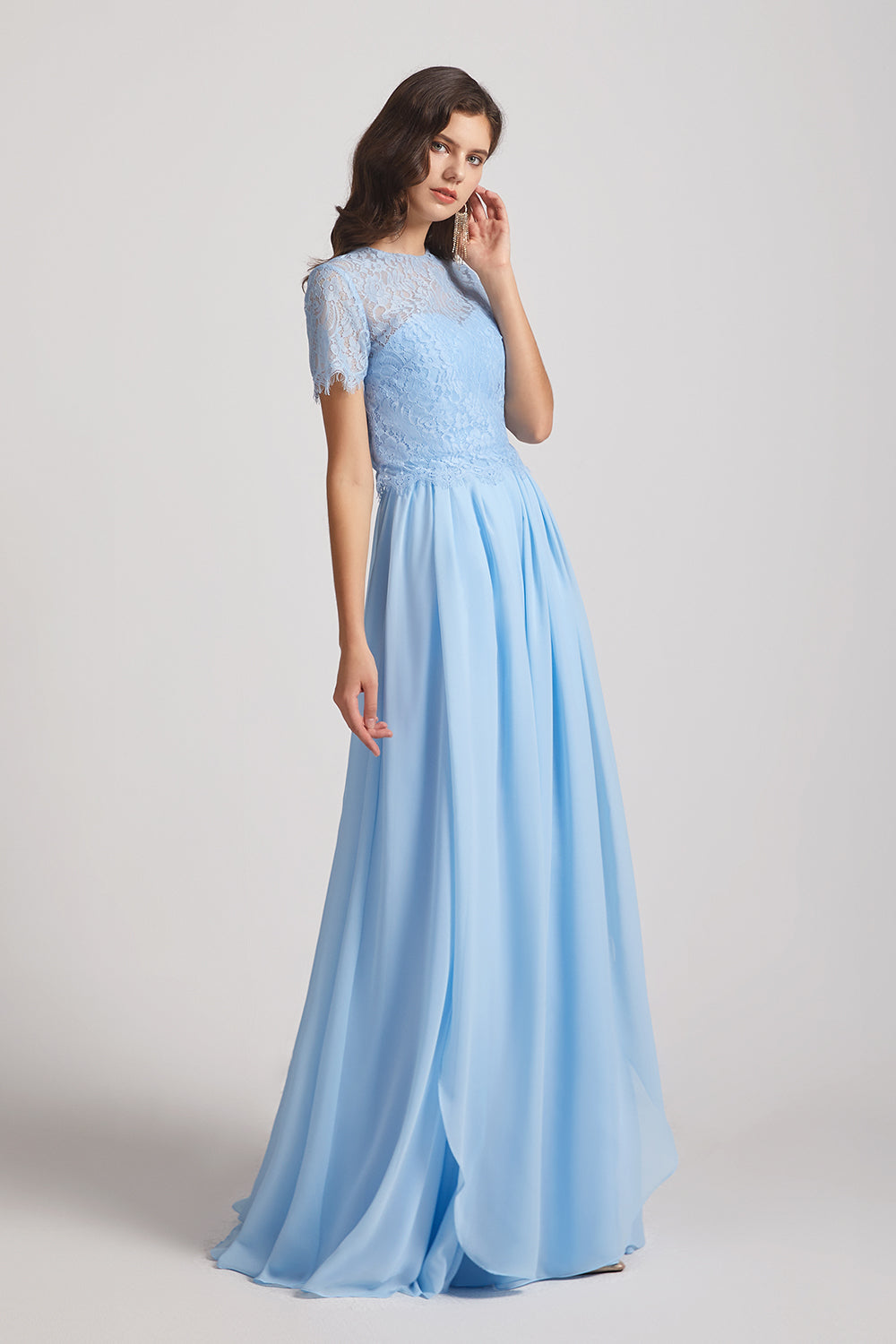 Baby Blue Bridesmaid Gown
