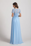 Lace Chiffon Bridesmaid Dresses