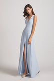 light blue formal dress
