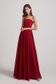 Spaghetti Straps A-Line Chiffon Pleated Bridesmaid Dresses