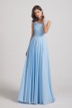 Sleeveless Cowl Chiffon A-Line Bridesmaid Dresses