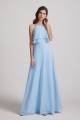 Jewel Ruffle Tiered Sleeveless Chiffon Maxi Dresses