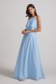 Jewel Ruffle Tiered Sleeveless Chiffon Maxi Dresses