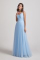 Floor Length Tulle Formal Dresses with Spaghetti Straps