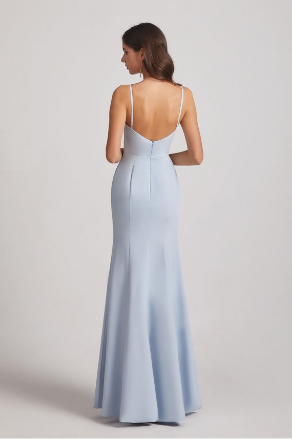 Trumpet Spaghetti Straps Sweetheart Bridesmaid Dresses