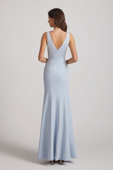 Double V-Neck Bridesmaid Dresses Mermaid Floor Length