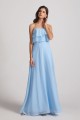 Strapless Long Chiffon Boho Bridesmaid Dresses