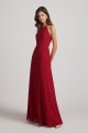 Halter Chiffon Maxi Dresses with Side Slit