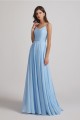 V-Neck Spaghetti Straps A-Line Chiffon Bridesmaid Dresses