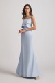 Spaghetti Straps Tiered Top Maxi Bridesmaid Dresses