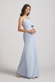 Spaghetti Straps Tiered Top Maxi Bridesmaid Dresses