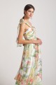 Strapless Sweetheart Floral Bridesmaid Dresses