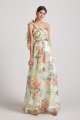 Strapless Sweetheart Floral Bridesmaid Dresses