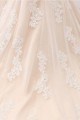Mermaid V-neck Lace Ivory & Champagne Wedding Dresses